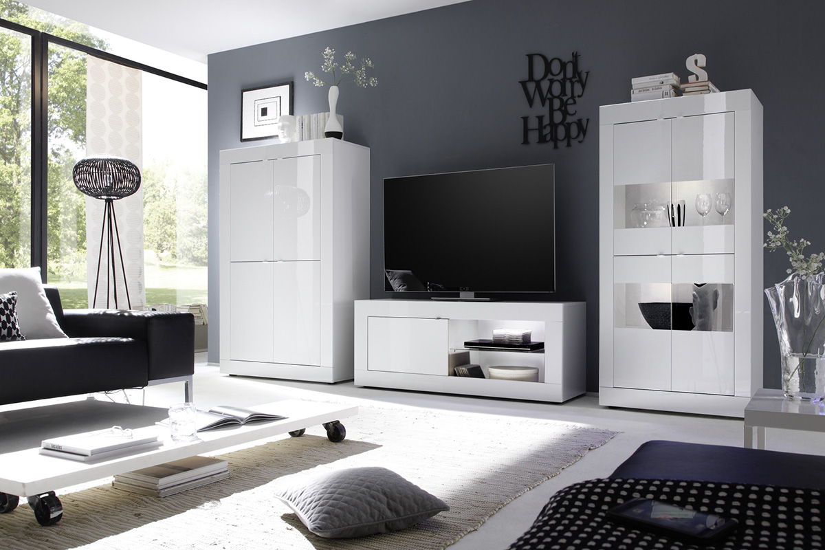 Basic Szafka RTV mała z wnęką